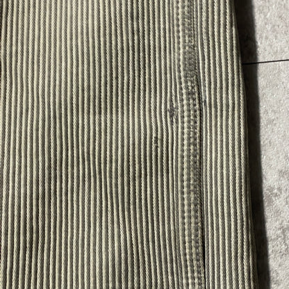 40s-50s Farmers Cotton Piqué Brown W35