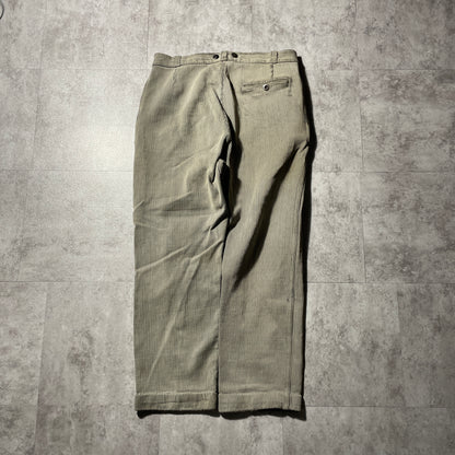 40s-50s Farmers Cotton Piqué Brown W35