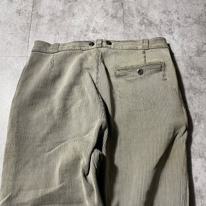 40s-50s Farmers Cotton Piqué Brown W35