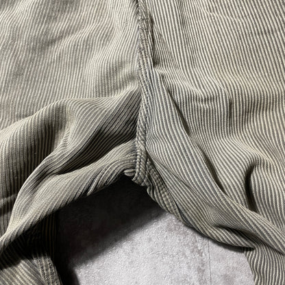 40s-50s Farmers Cotton Piqué Brown W35