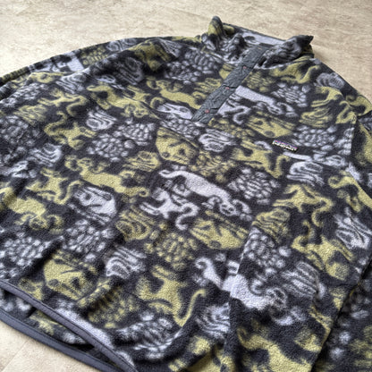90s patagonia snap-t creature camo XL