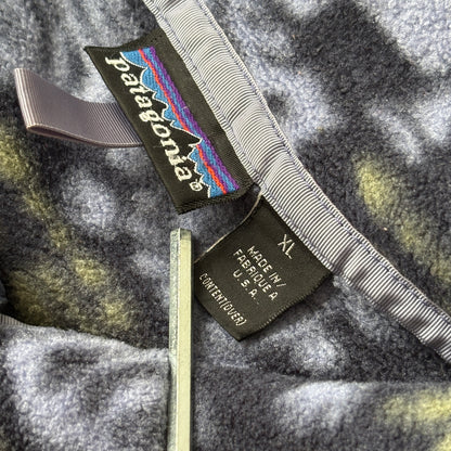 90s patagonia snap-t creature camo XL