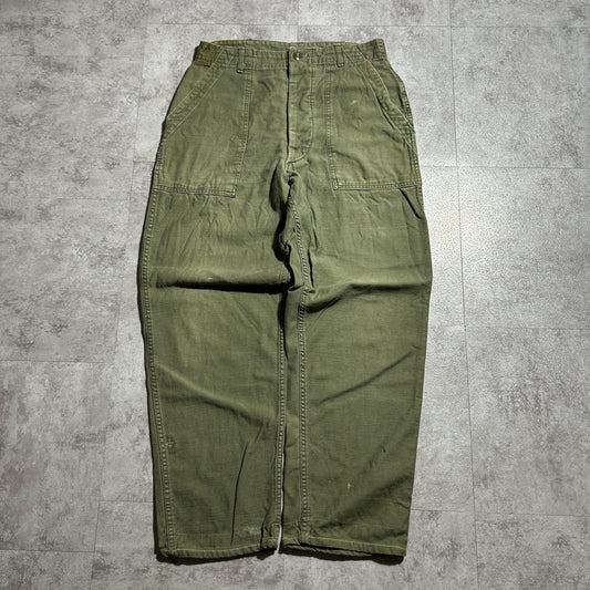 1970s US Army DPSC OG107 Baker Pants, Size 32 x 29 (W29, L26)