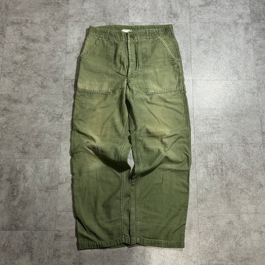 1960s US Army OG107 Baker Pants, Size 34 x 31 (W33 L29)