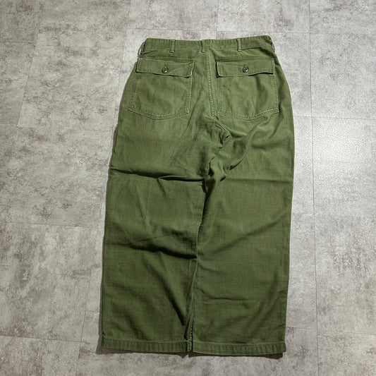 70s US Army OG107 Baker Pants, Size 34 x 29 (W32 L26)