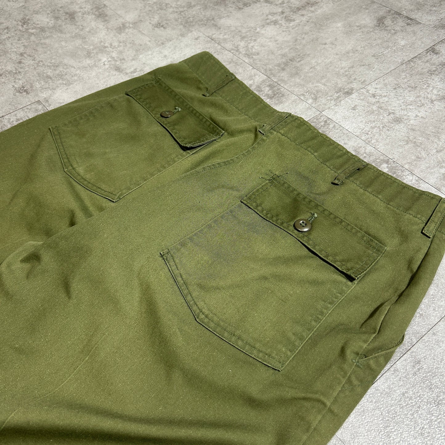 80s US Army OG507 Baker Pants, Size 38 x 33 (W37 L32)