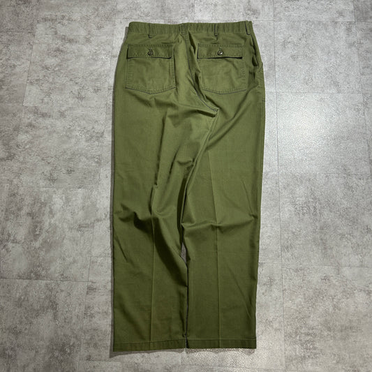 80s US Army OG507 Baker Pants, Size 38 x 33 (W37 L32)