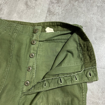 70s US Army OG107 Baker Pants, Size 32x31 (W30, L28)
