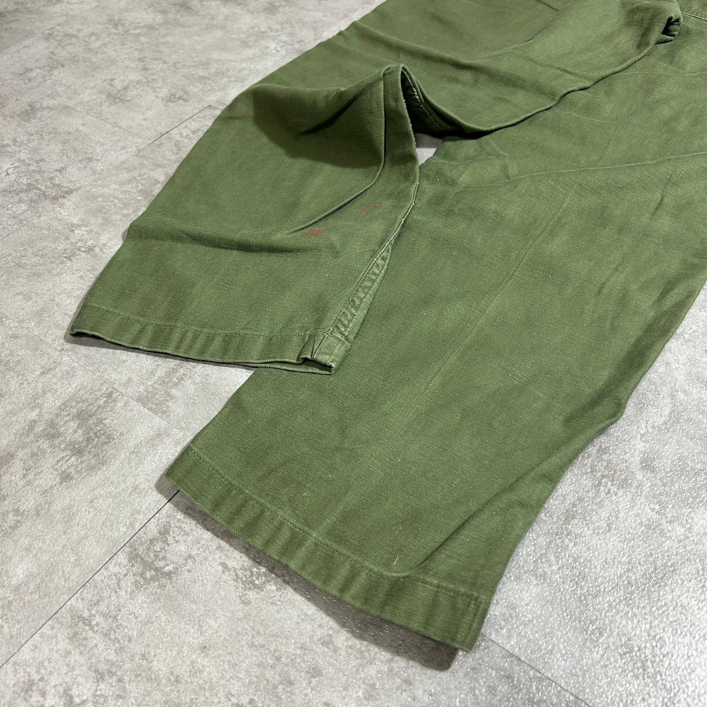 70s US Army OG107 Baker Pants, Size 32x31 (W30, L28)