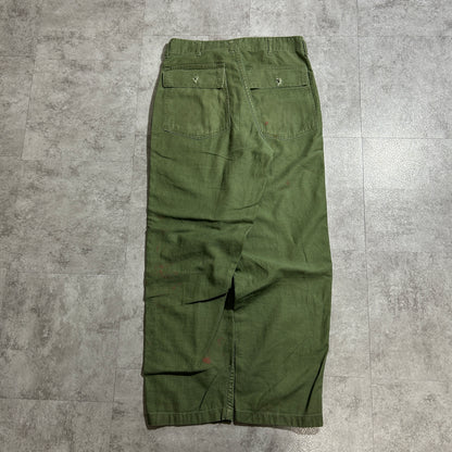 70s US Army OG107 Baker Pants, Size 32x31 (W30, L28)