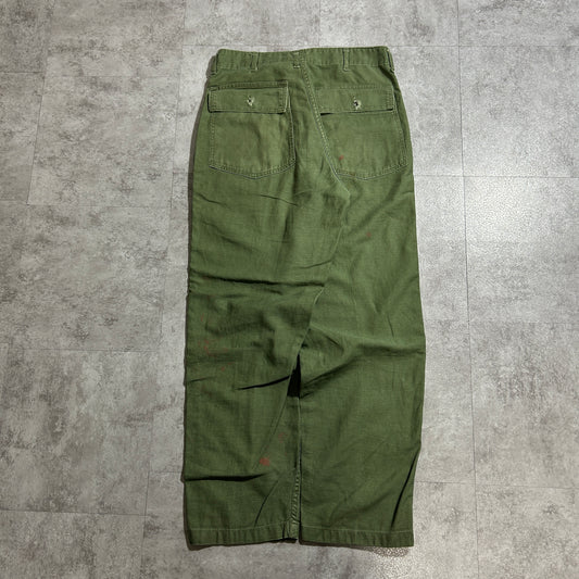70s US Army OG107 Baker Pants, Size 32x31 (W30, L28)