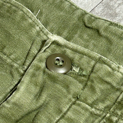 1970s US Army OG107 Baker Pants, Size 32 x 29 (W30 L26)