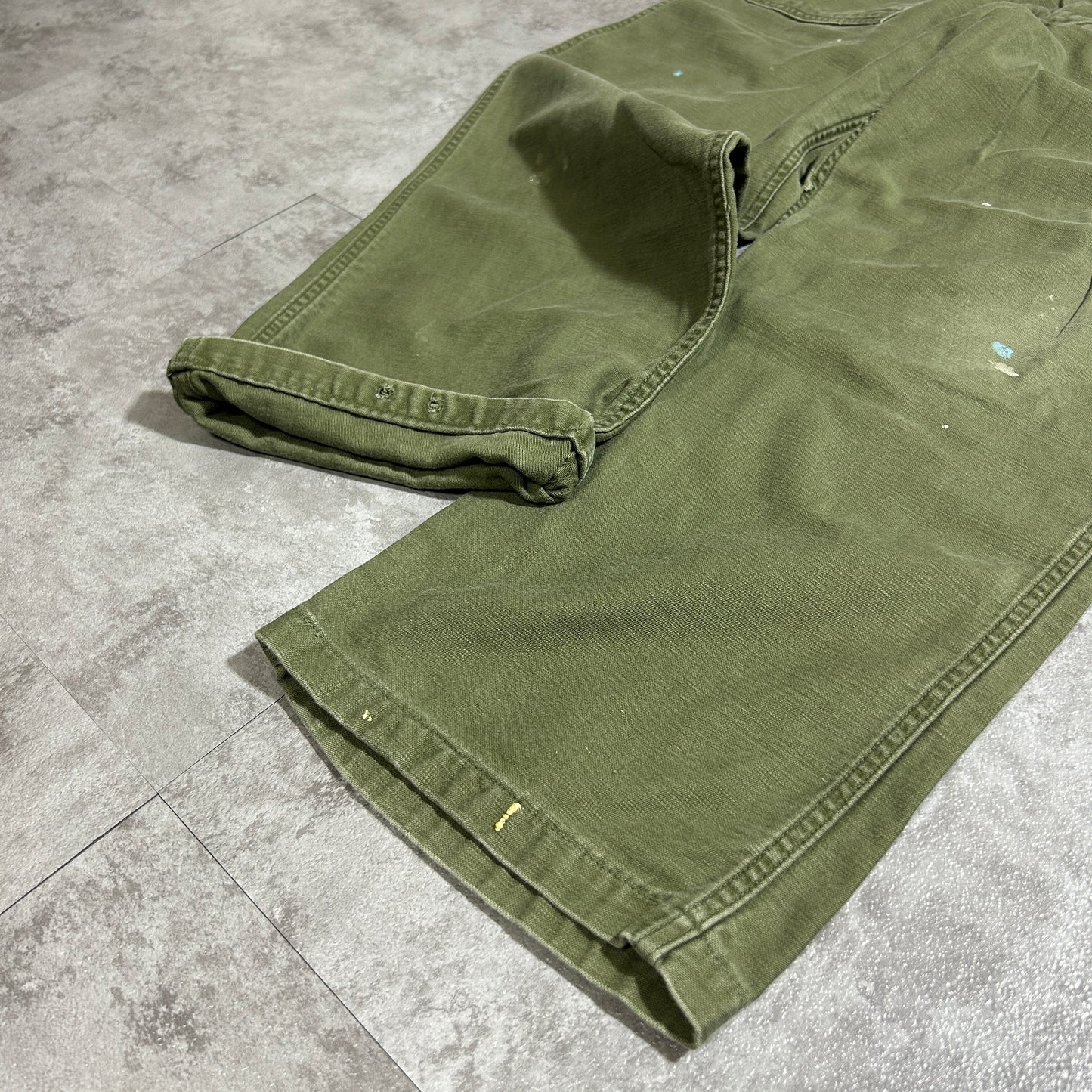 1970s US Army OG107 Baker Pants, Size 32 x 29 (W30 L26)