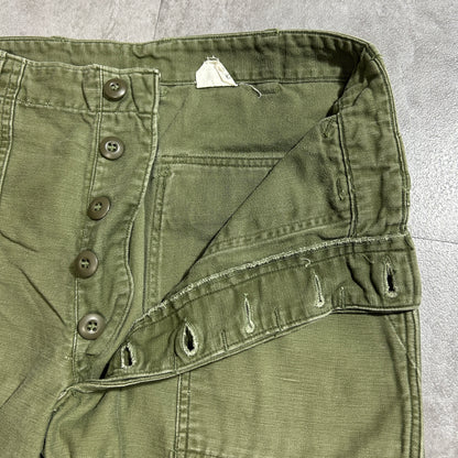 1970s US Army OG107 Baker Pants, Size 32 x 29 (W30 L26)