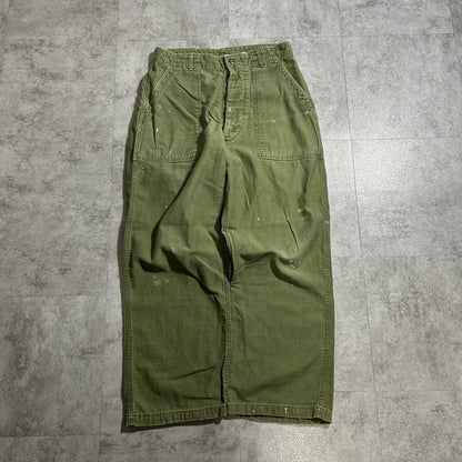 1970s US Army OG107 Baker Pants, Size 32 x 29 (W30 L26)
