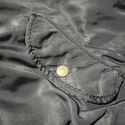 【希少個体】90s Polo Jeans MA-1 Flight Jacket "CONMAR ZIP" - Black