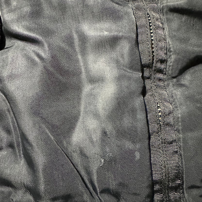 【希少個体】90s Polo Jeans MA-1 Flight Jacket "CONMAR ZIP" - Black