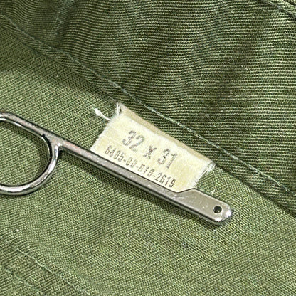 70s US Army OG507 Baker Pants, Size 32 x 31 (W30 x L30)