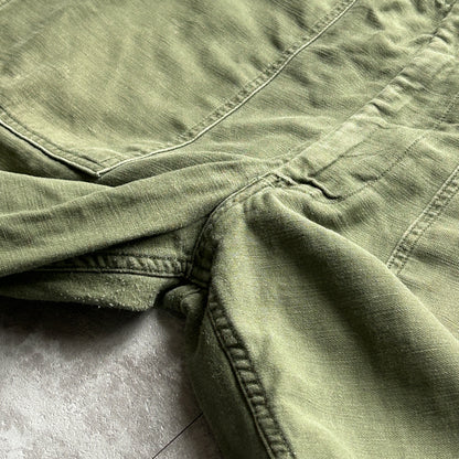 70s US Army OG107 baker pants 34×29
