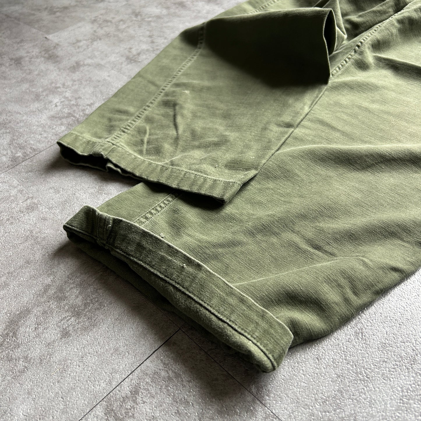 70s US Army OG107 baker pants 34×29