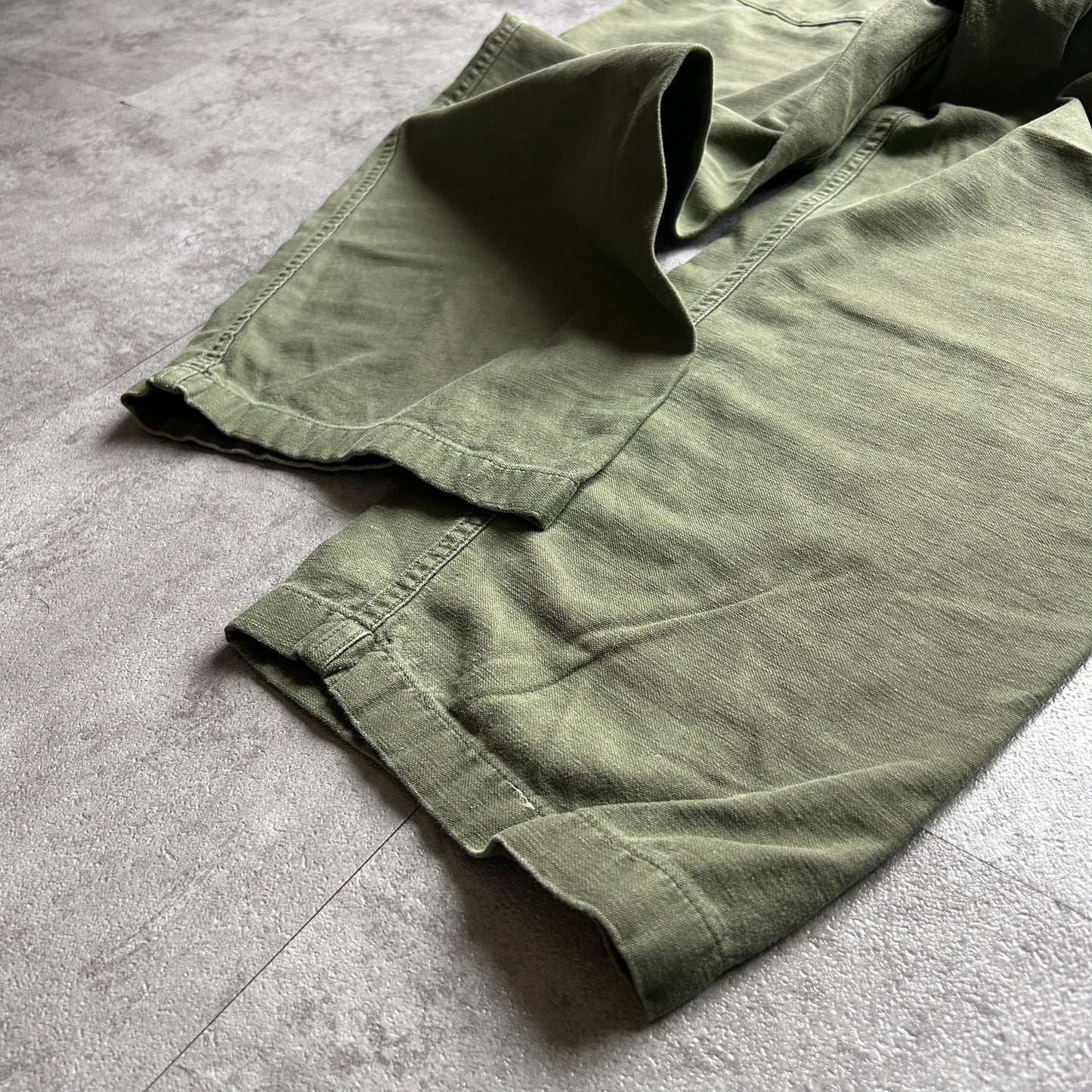 70s US Army OG107 baker pants 34×29