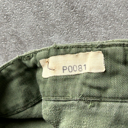 60s US Army OG107 baker pants 34×29