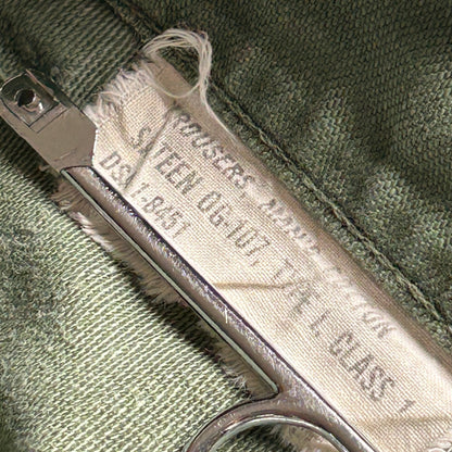 60s US Army OG107 baker pants 34×29