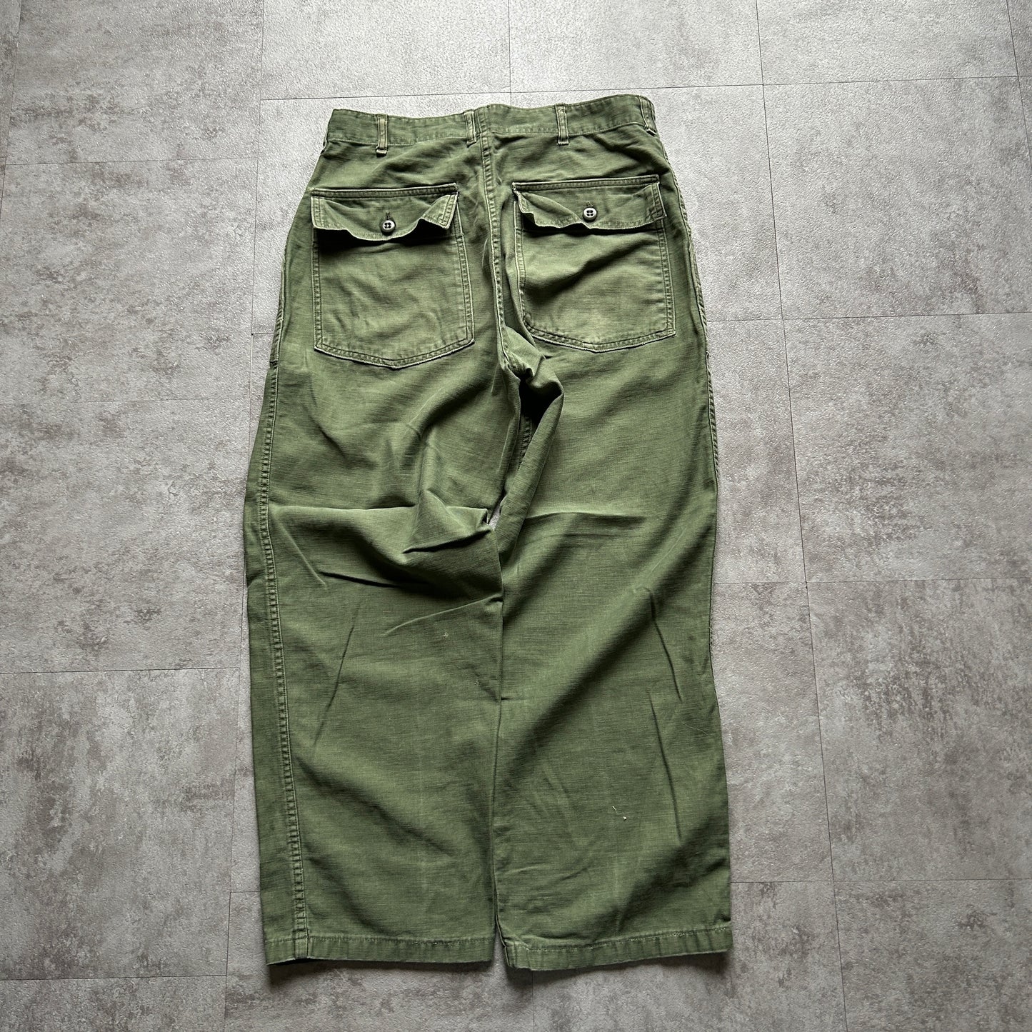 60s US Army OG107 baker pants 34×29
