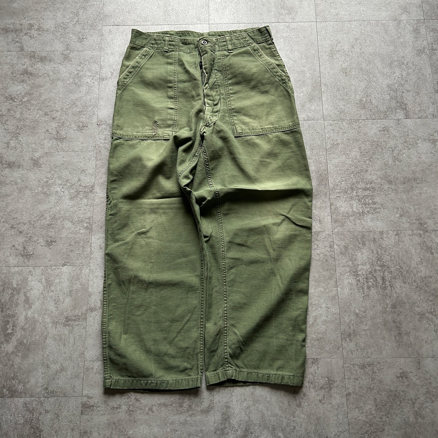 60s US Army OG107 baker pants 34×29