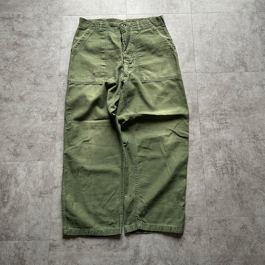 60s US Army OG107 baker pants 34×29