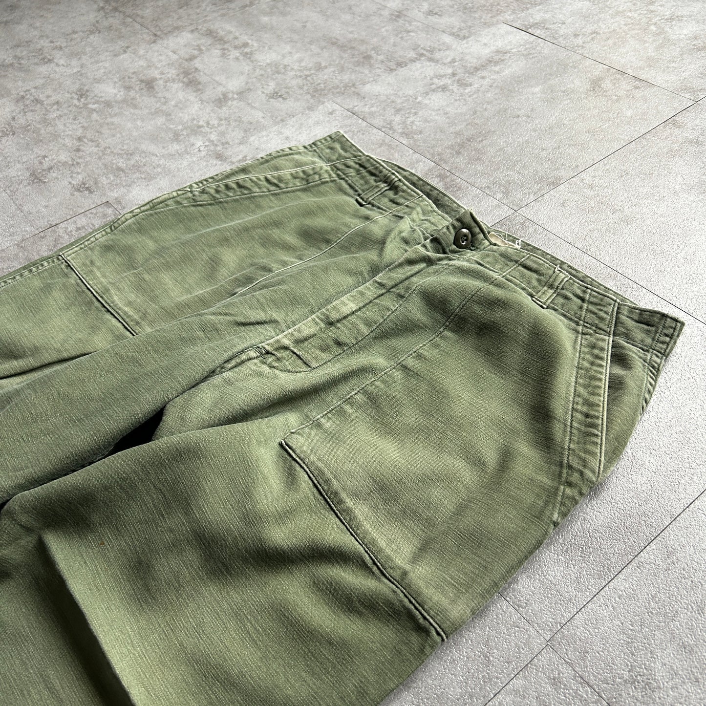 60s US Army OG107 baker pants 38×31