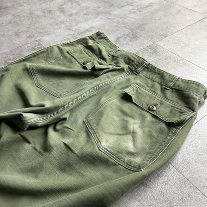 60s US Army OG107 baker pants 38×31
