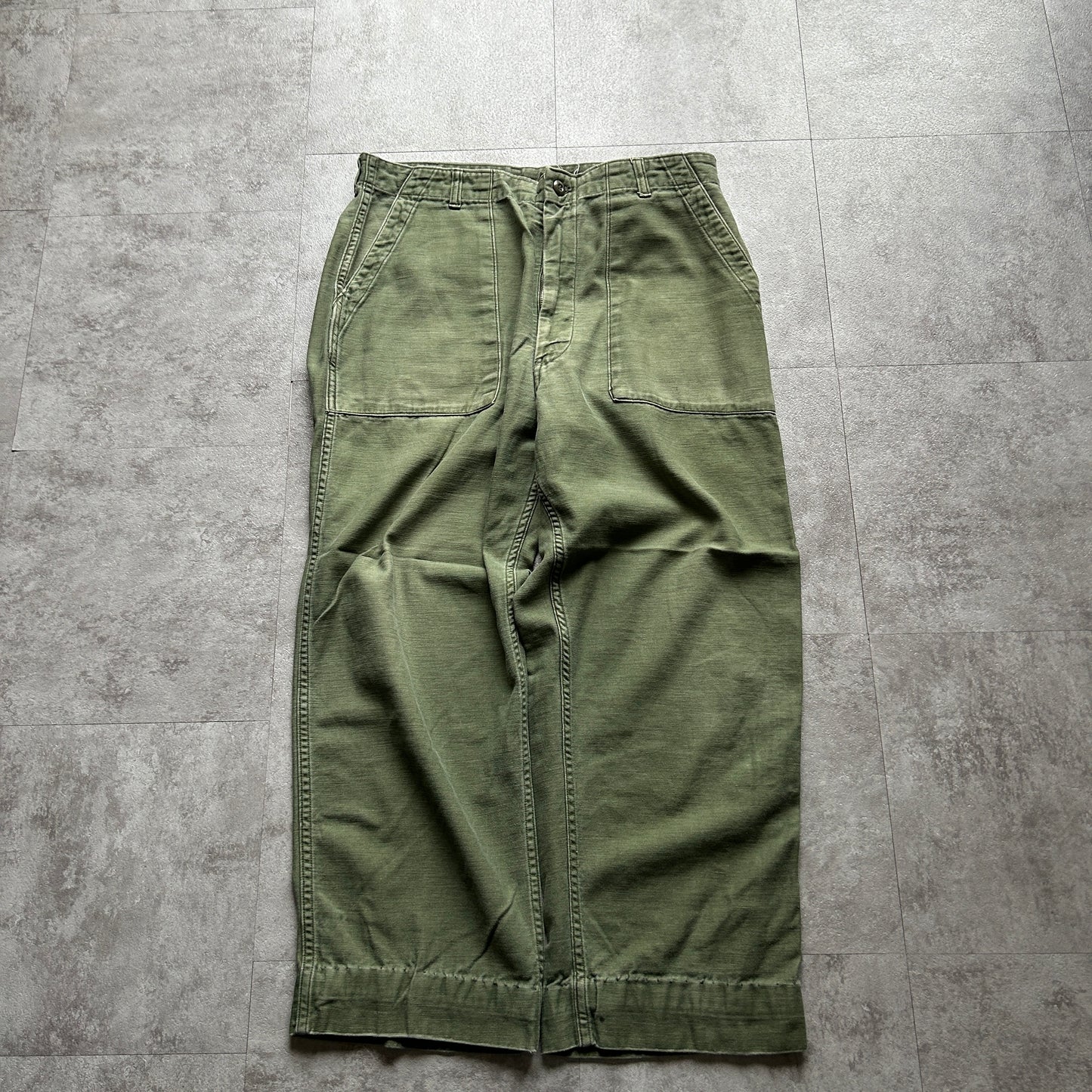 60s US Army OG107 baker pants 38×31