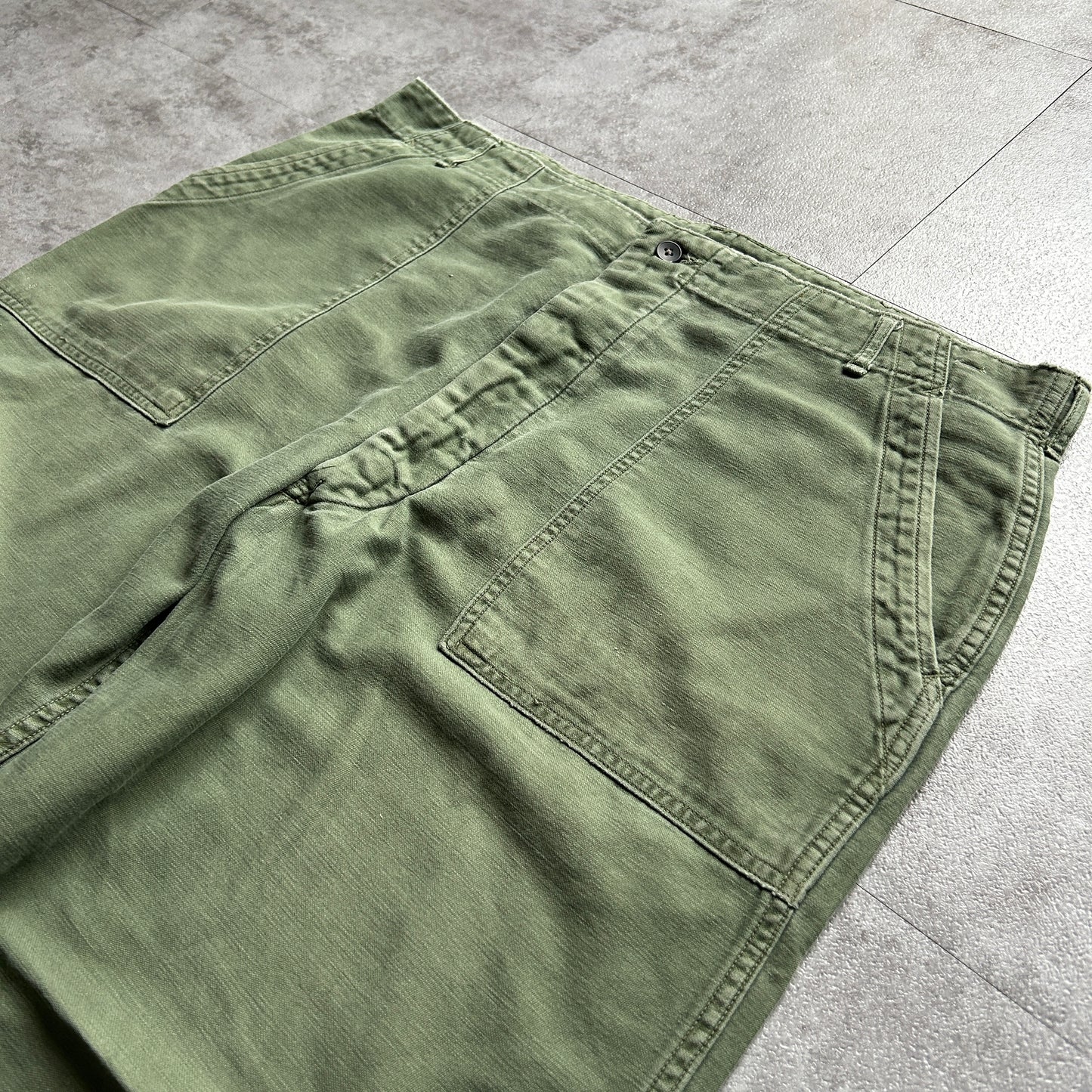 60s US Army OG107 baker pants 42×31