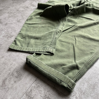 60s US Army OG107 baker pants 42×31