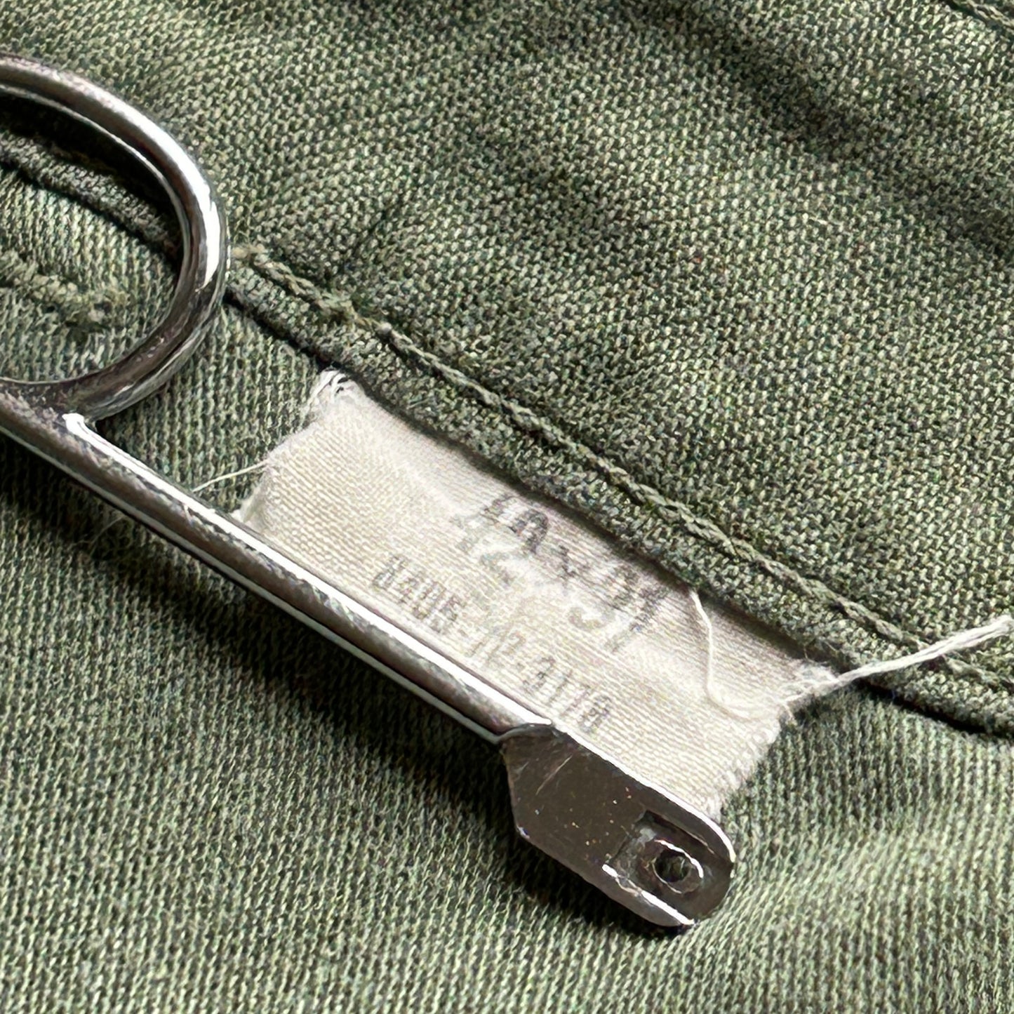 60s US Army OG107 baker pants 42×31