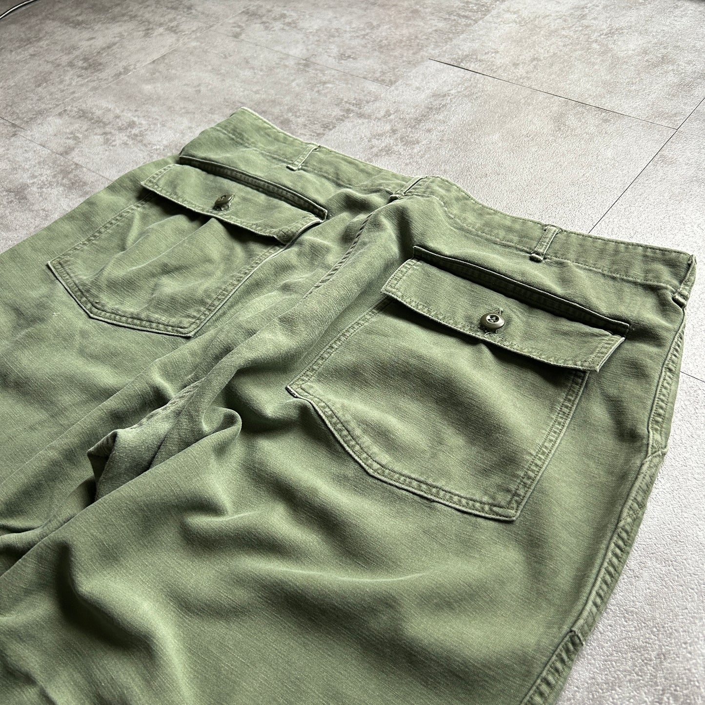 60s US Army OG107 baker pants 42×31