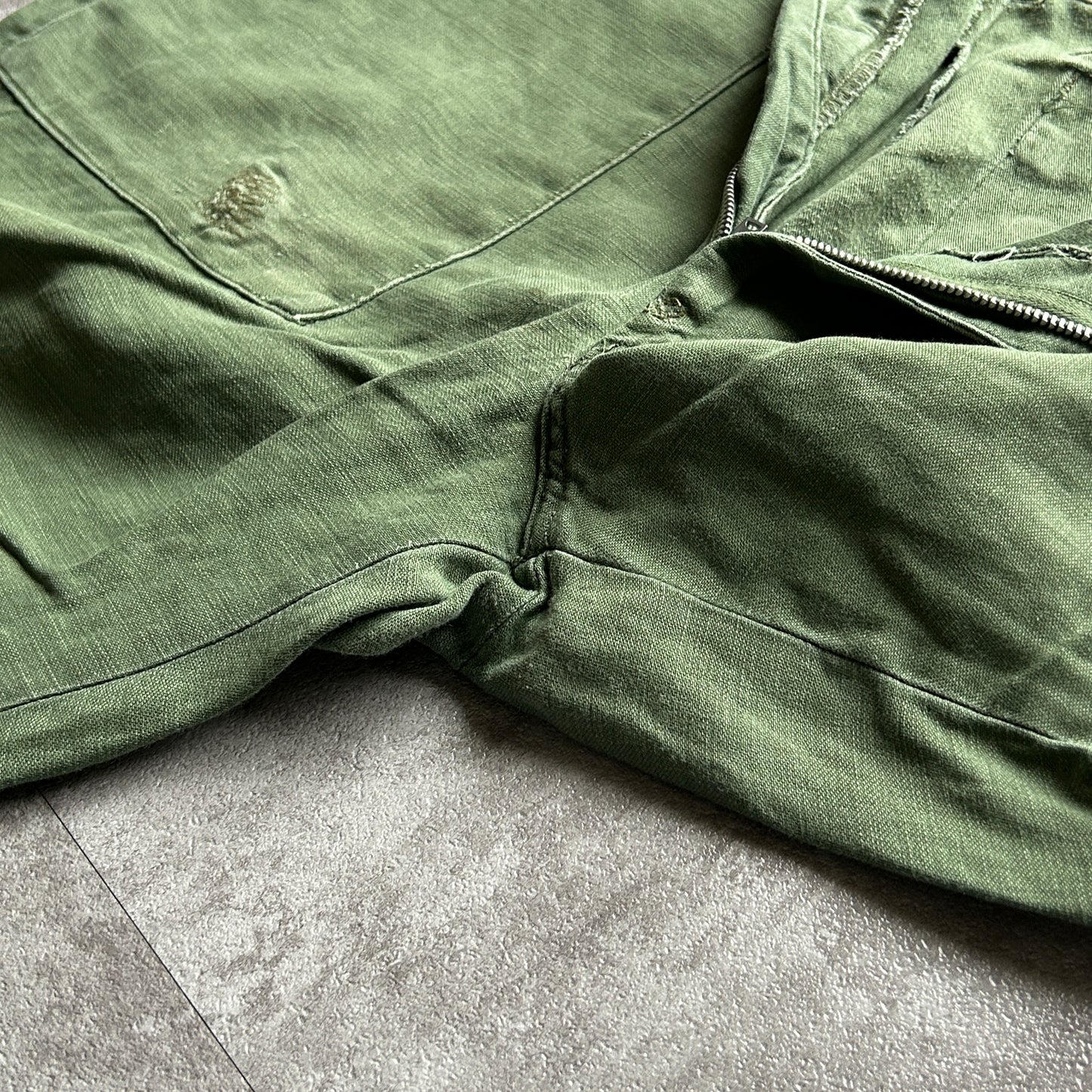 70s US Army  OG107 baker pants