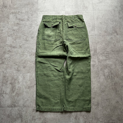 70s US Army  OG107 baker pants