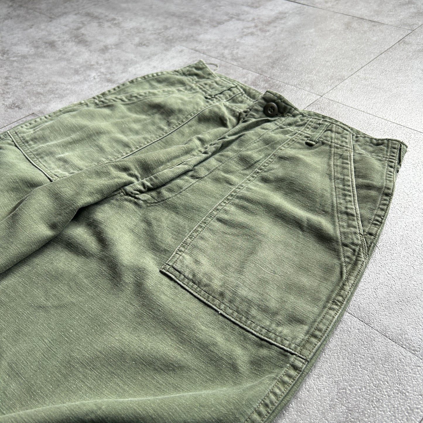 70s US Army OG107 baker pants 32×31