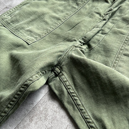 70s US Army OG107 baker pants 32×31