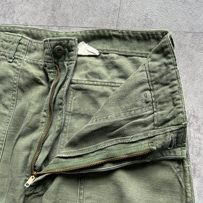 70s US Army OG107 baker pants 32×31