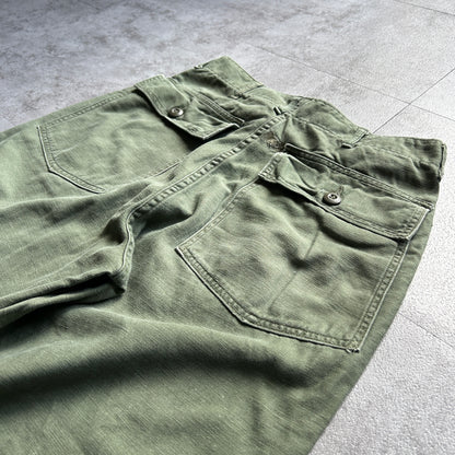 70s US Army OG107 baker pants 32×31