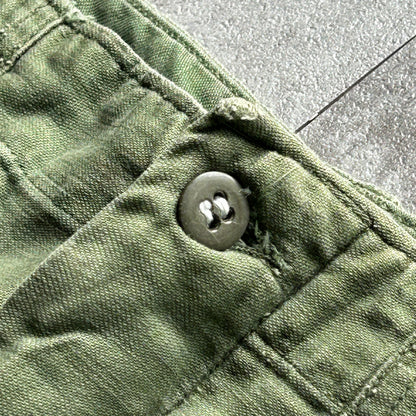 60s US Army OG107 baker pants 36×35