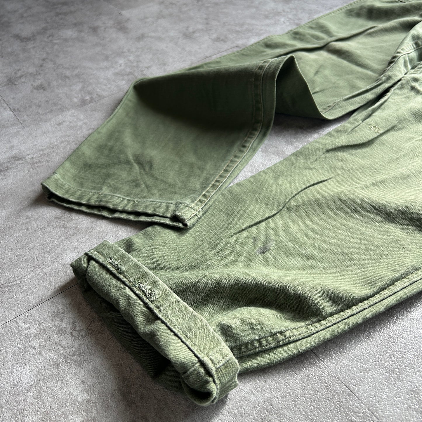 60s US Army OG107 baker pants 36×35