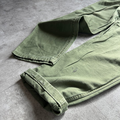 60s US Army OG107 baker pants 36×35