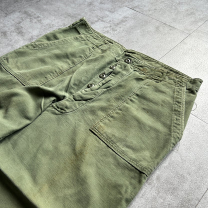 60s US Army OG107 baker pants 40×33