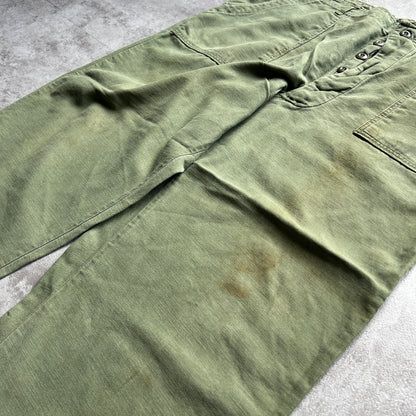 60s US Army OG107 baker pants 40×33