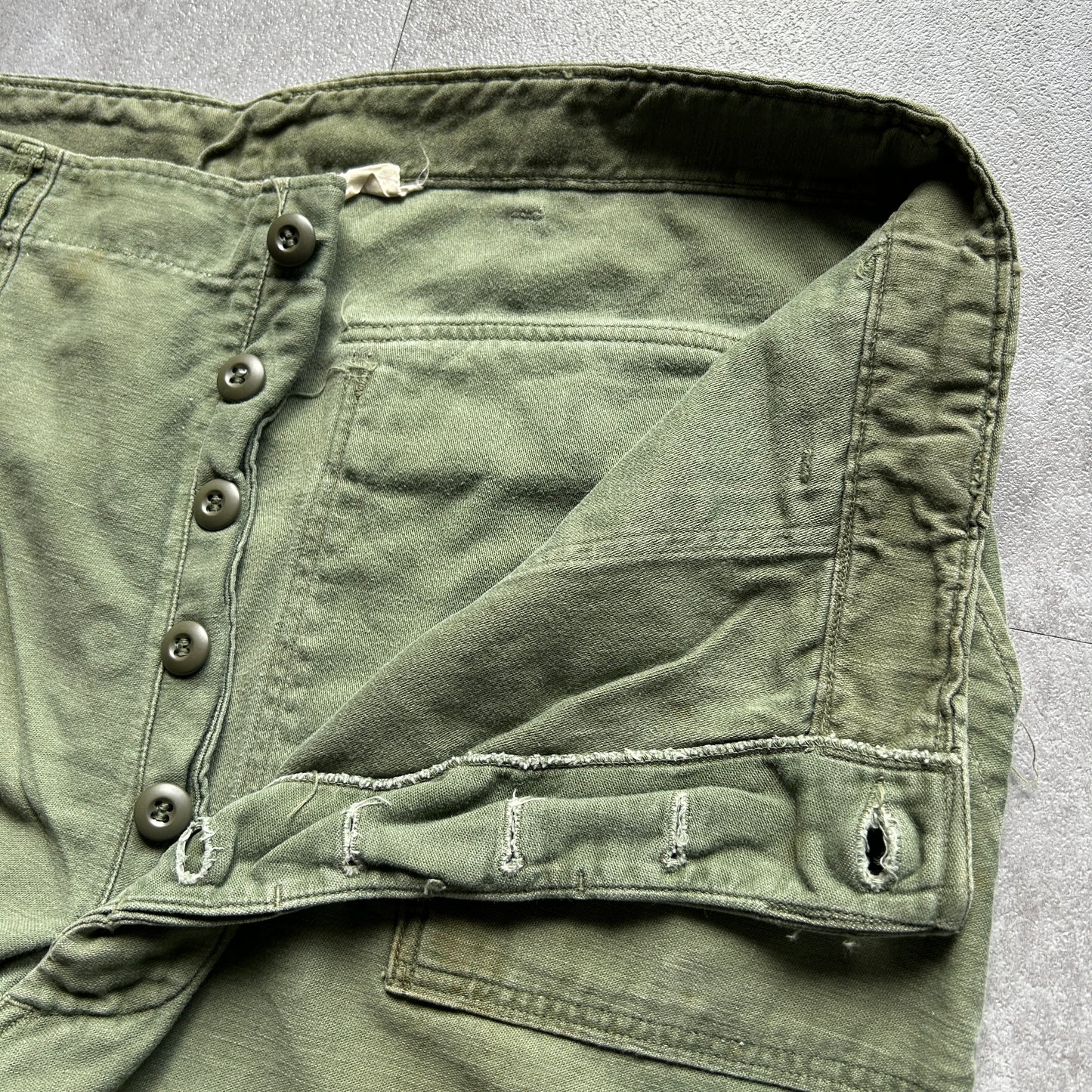 60s US Army OG107 baker pants 40×33