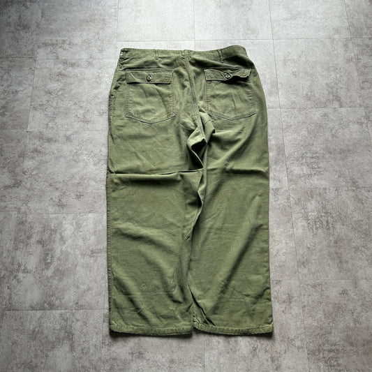 60s US Army OG107 baker pants 40×33
